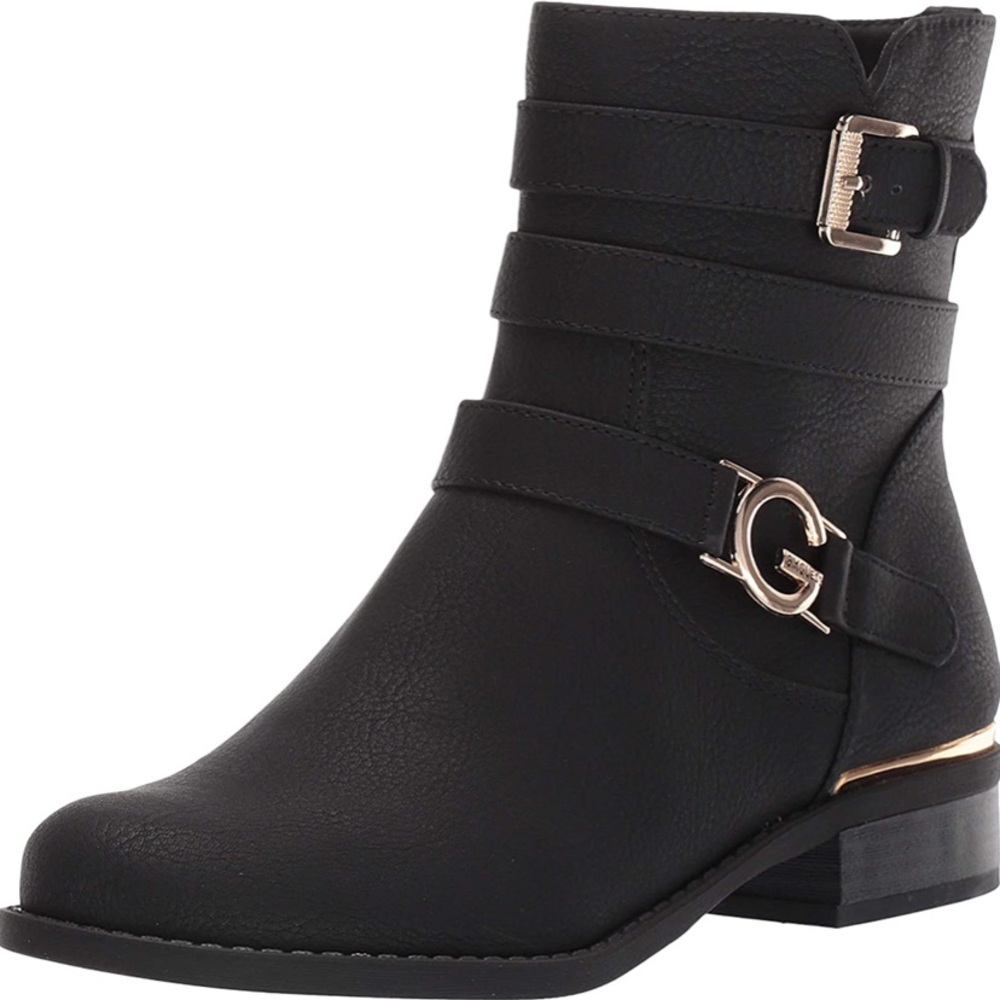 G by Guess Harlin Black and gold Booties. Size 10 women’s.